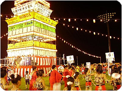 高根沢町　たかねピア　盆踊り　花火大会