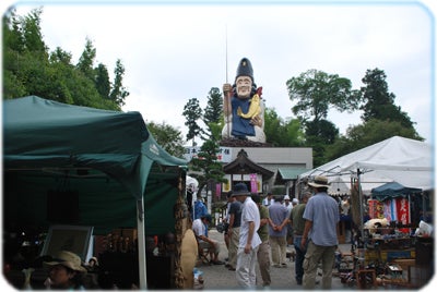 ひばらさんの栃木探訪-ひばら　大前神社　骨董市